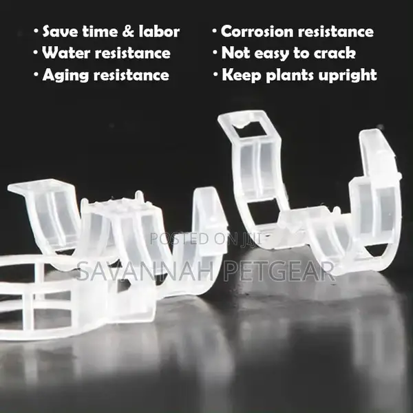 Garden Vine Plastic Tomato Vine Plant Support Clips - 100pc