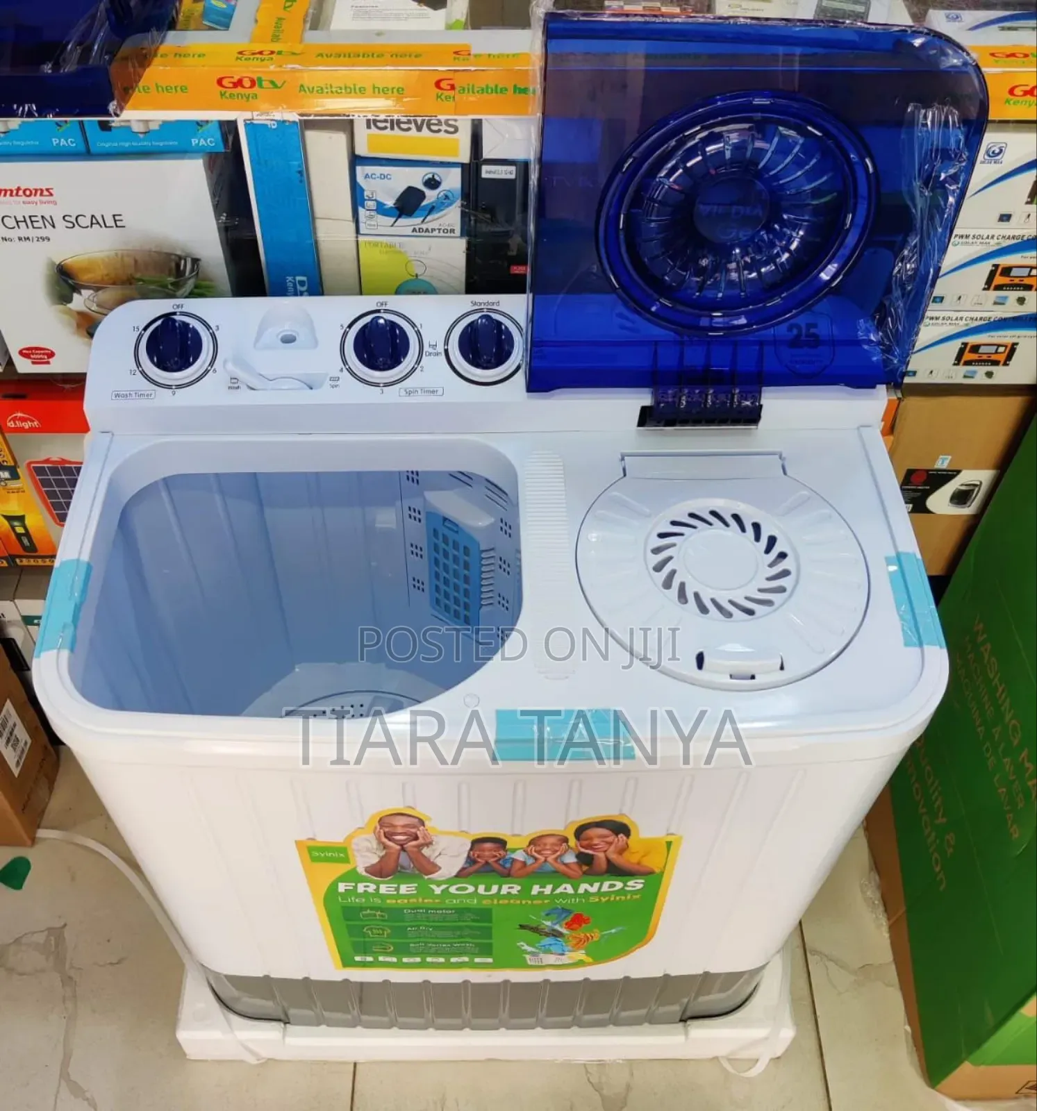 Syinix 10kg Semi Automatic Top Load Washer