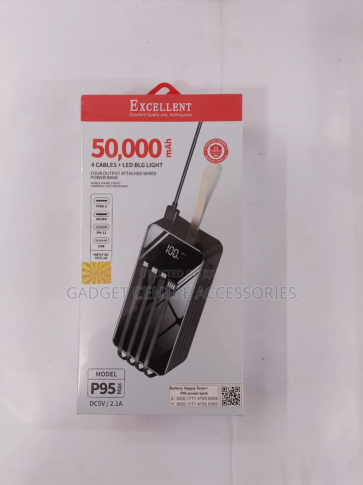 50000mah Excellent Power Bank