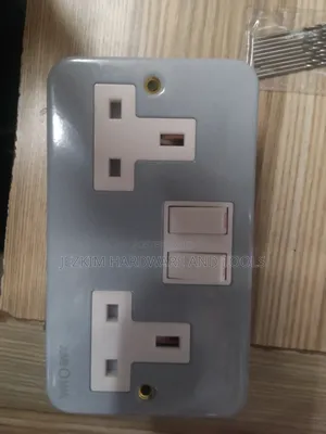 Metallic Double Socket