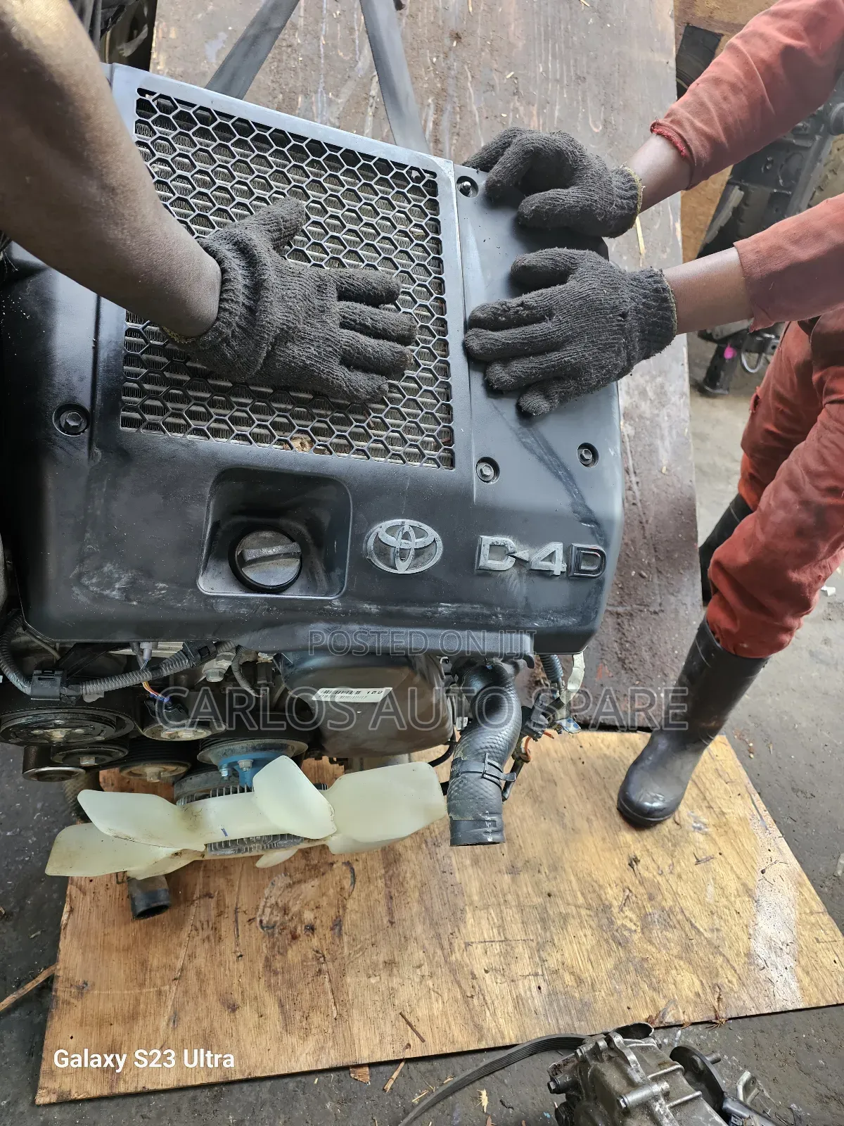COMPLETE ENGINE 1KD Toyota Landcruise J120