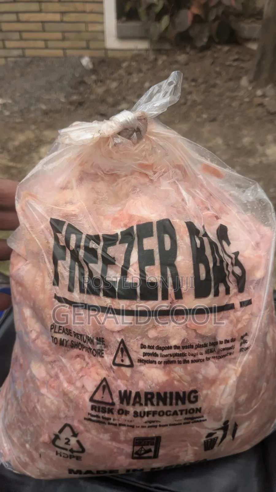 Dog Food Minced Beef, Pork and Chicken