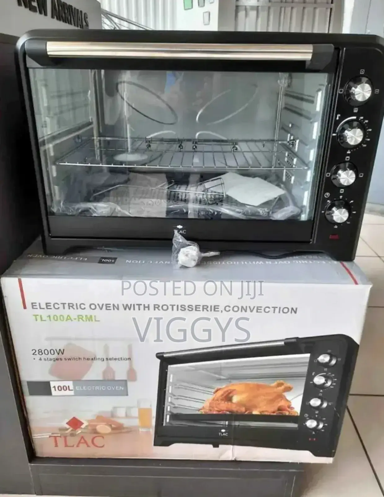 New TLAC 100L Electric Oven Conventional 4 Stage TL