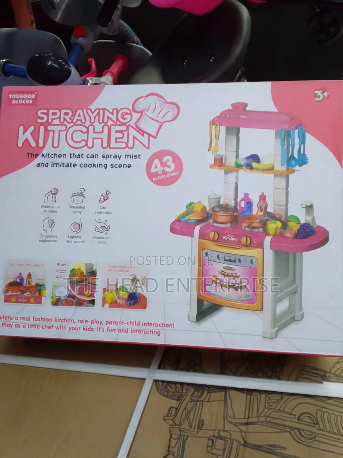 Now Available, Girls Toy Kitchen Set '