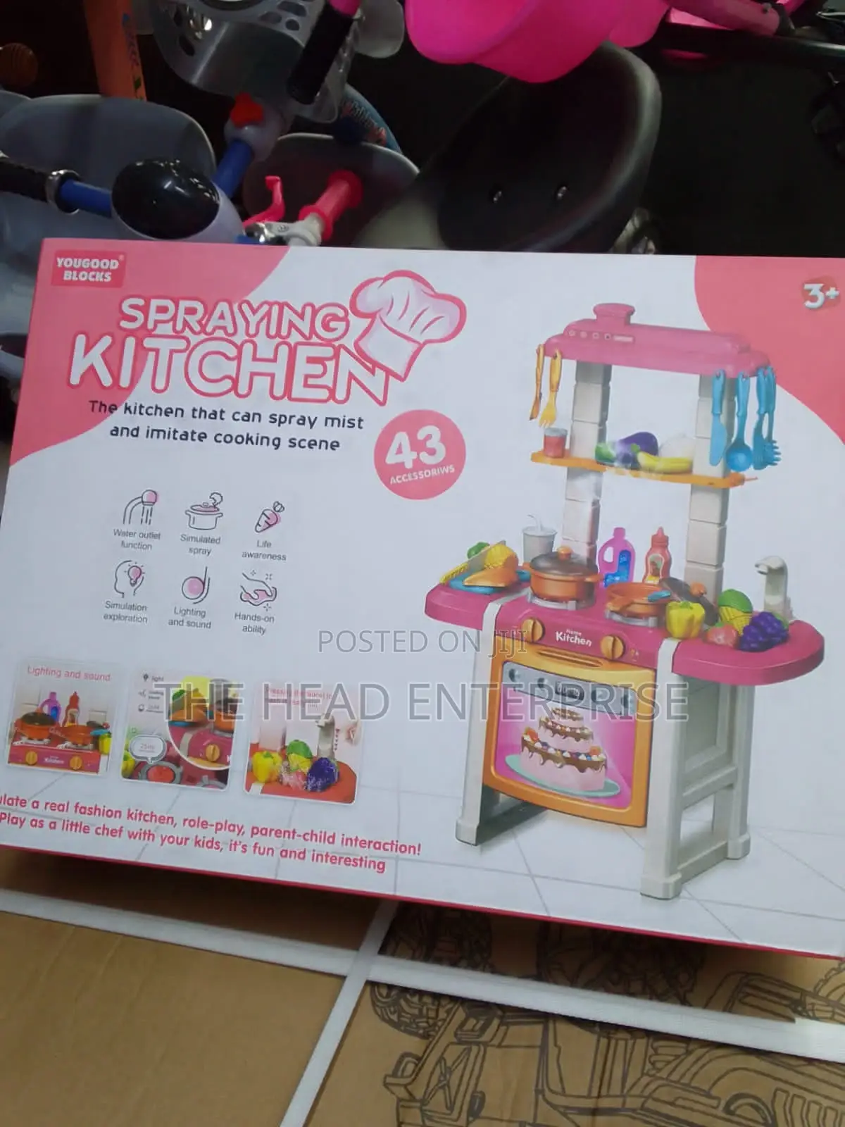 Now Available, Girls Toy Kitchen Set '