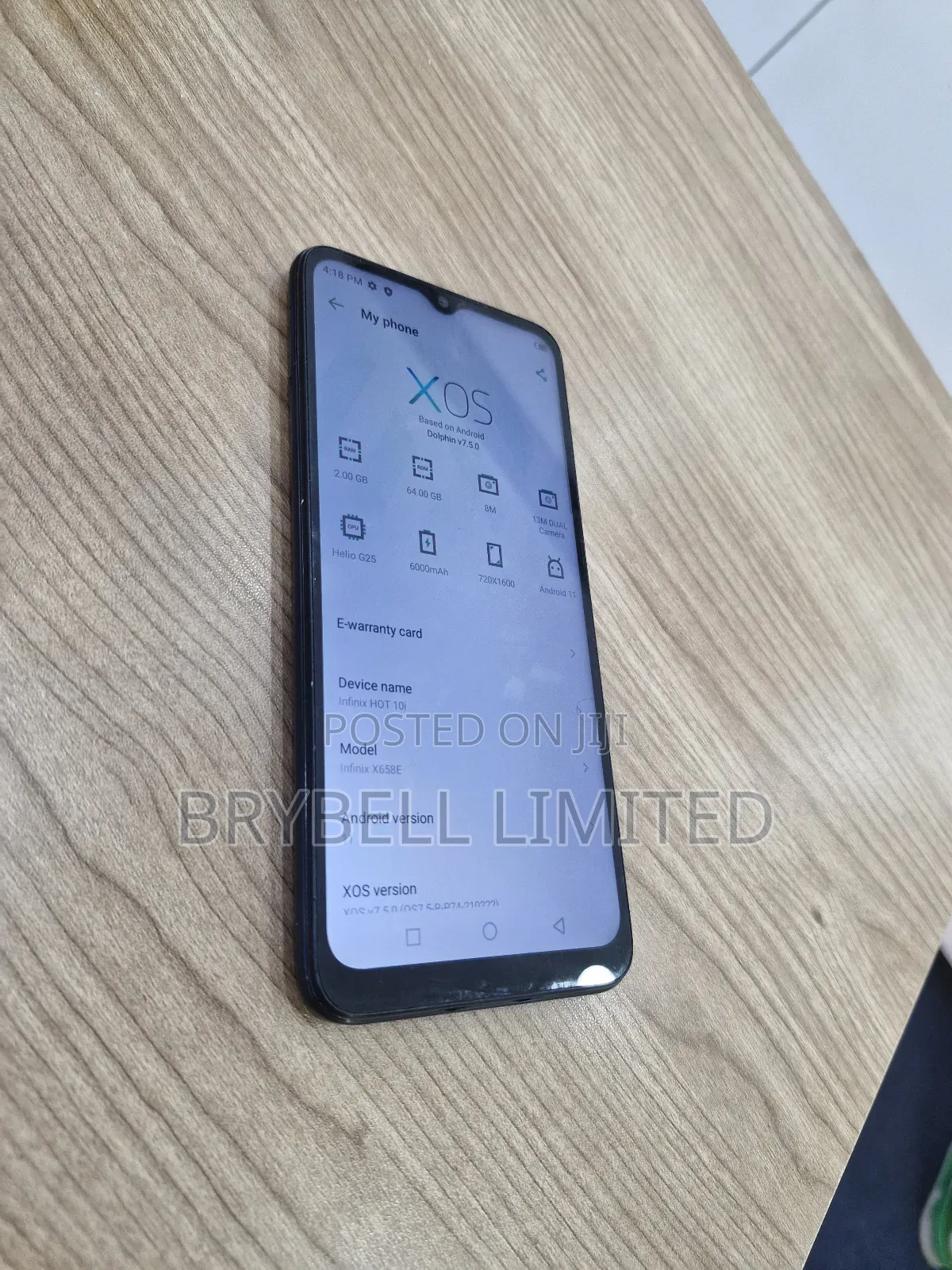Infinix Hot 10i 64 GB Black