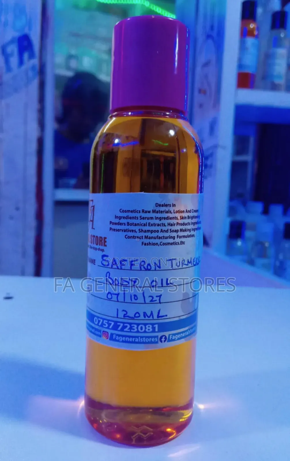 Saffron Tumeric Oil Body Oil