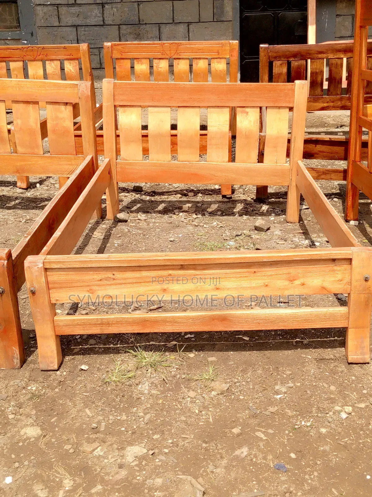 4*6 Hardwood Framed Bed