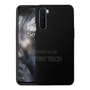 Silicone Soft Back Cover Case for Oneplus Nord (Black)