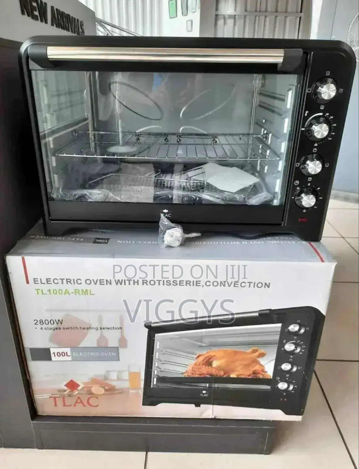 Quality TLAC 100L Electric Oven 2800W 4 Stage Switch