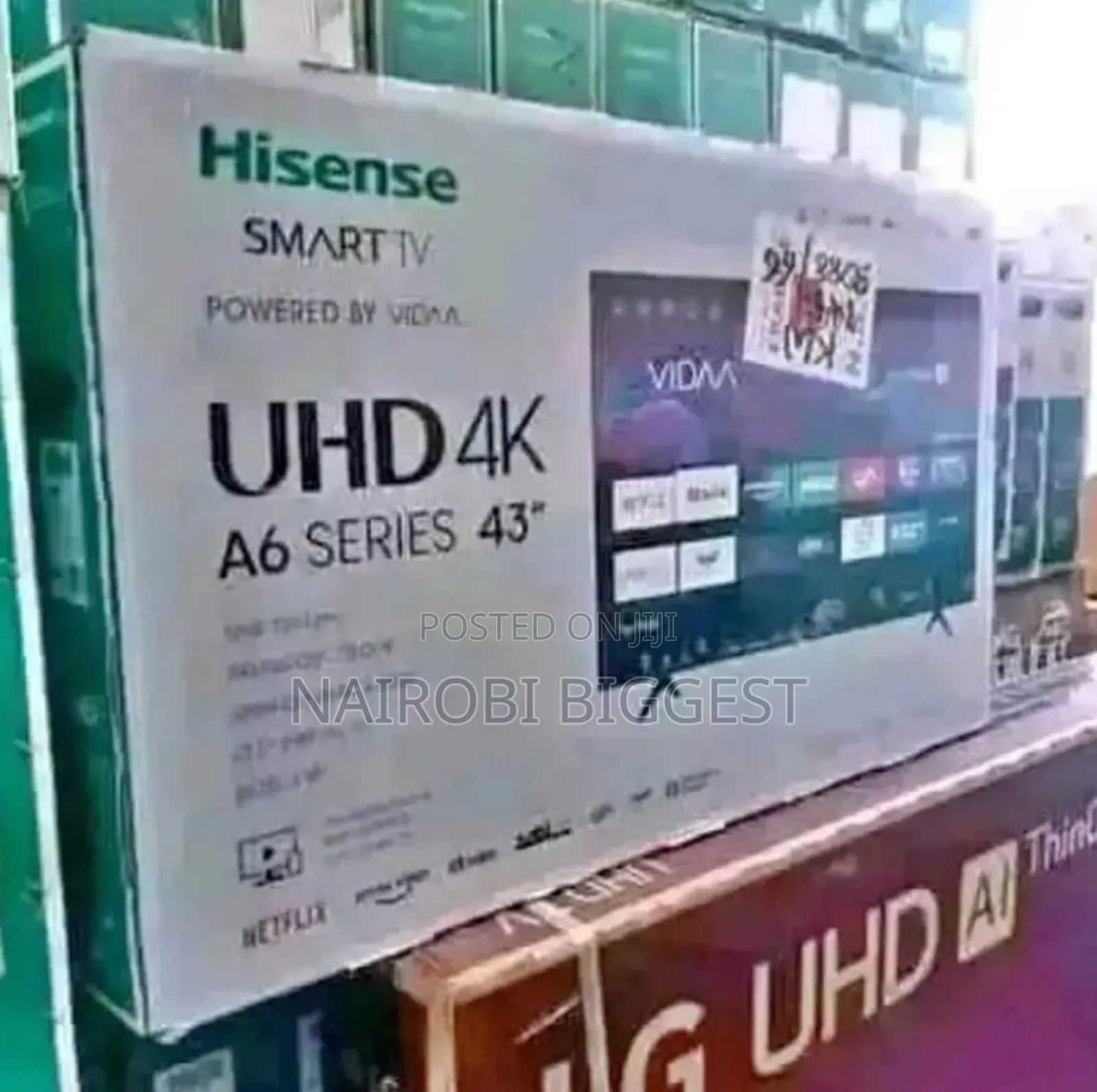 Hisense 65 Inches Smart 4k Vidal Frameless Television