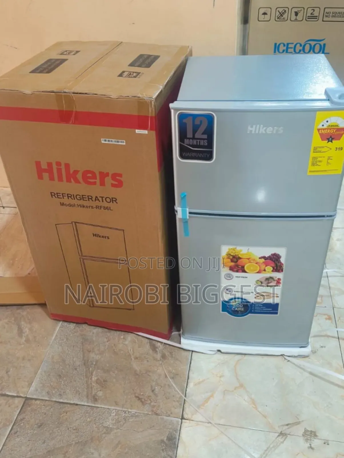 Hiker 86 Litres Double Door Refrigerator