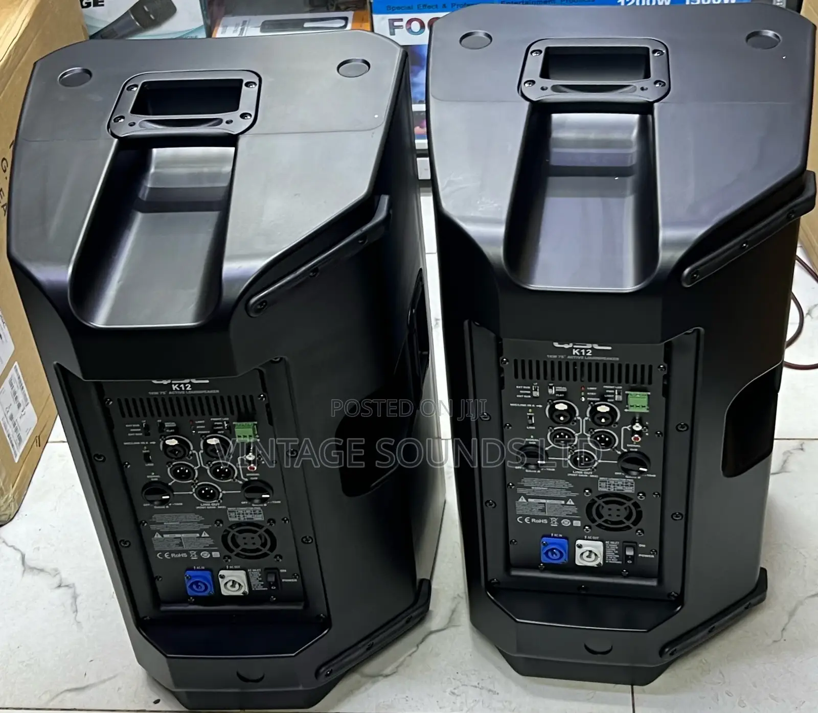 QSC .2 Active 12"" Powered 2000 Watt Loudspeaker( Pair)
