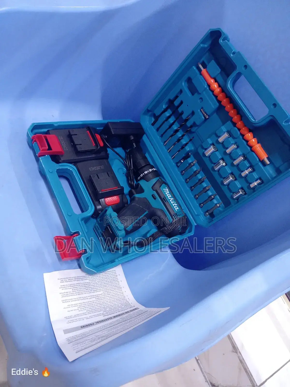 Makita Cordless Drill With Bits