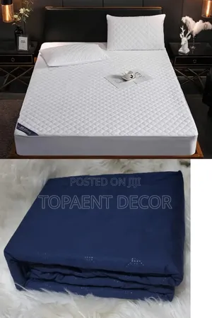 Blue and White 5 by 6 Waterproof Mattress Protectors