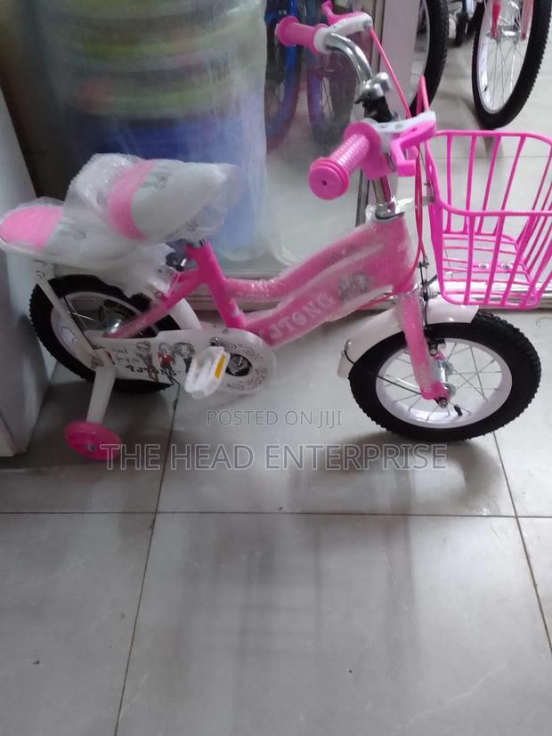 Pinkish Girls Size 16 Bicycle. - main view