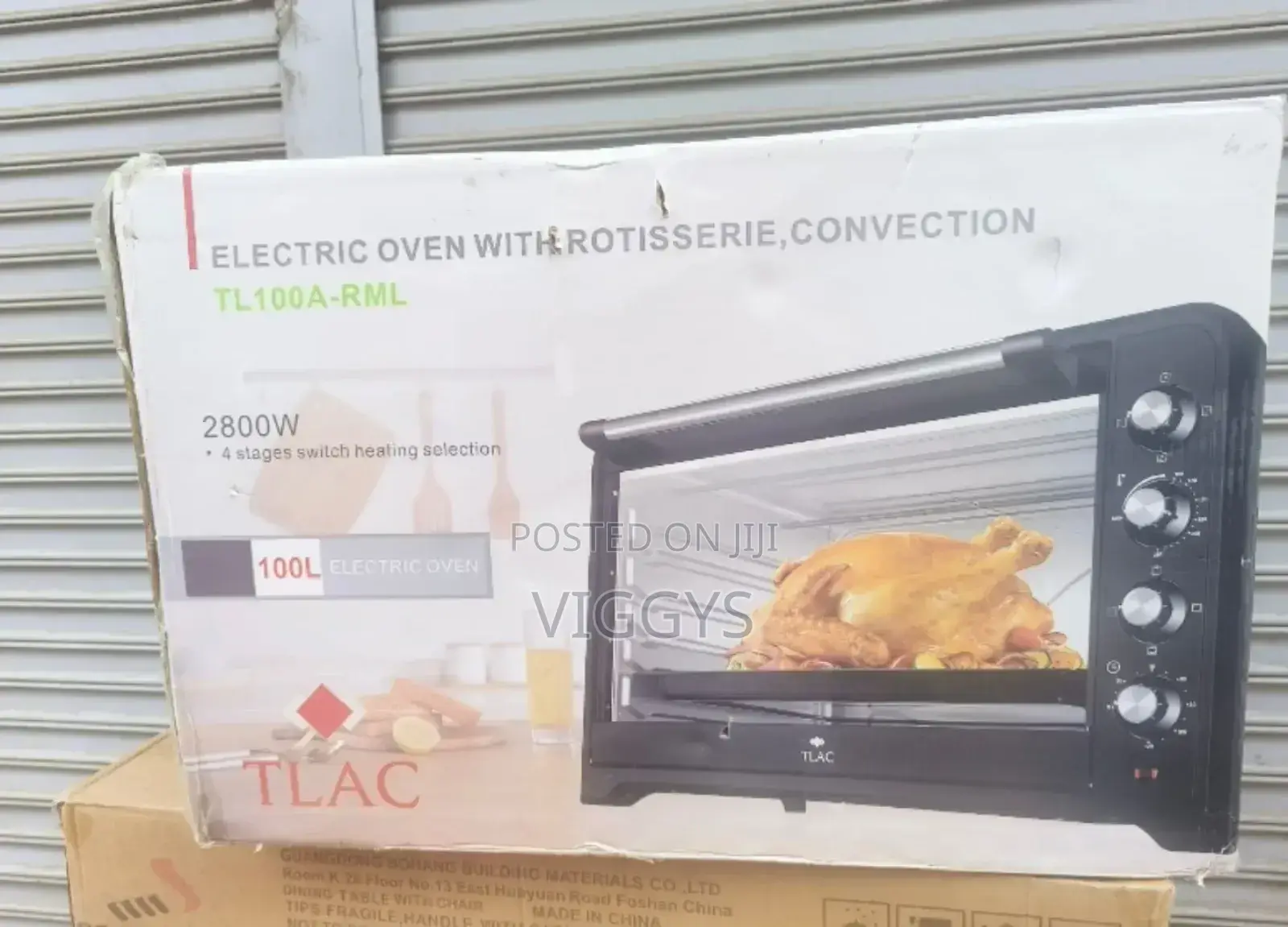 Available Tlac 100l Electric Oven Conventional 2800w