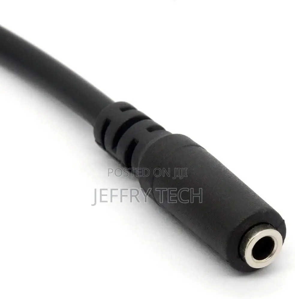 Mini USB Male to 3.5mm Female AUX Audio Cable Cord for Heads