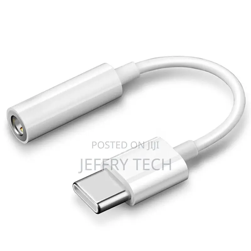 USB-C Type C Adapter Port to 3.5MM Aux Audio Jack Earphone H