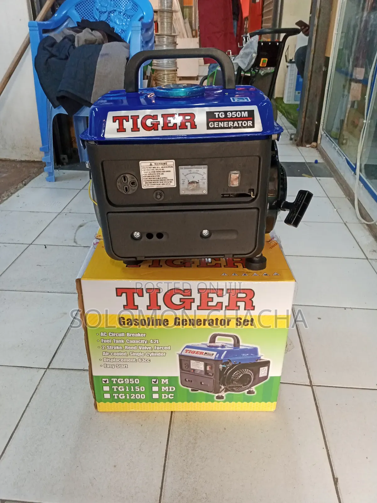 Tiger 500w Gasoline Generator Portable