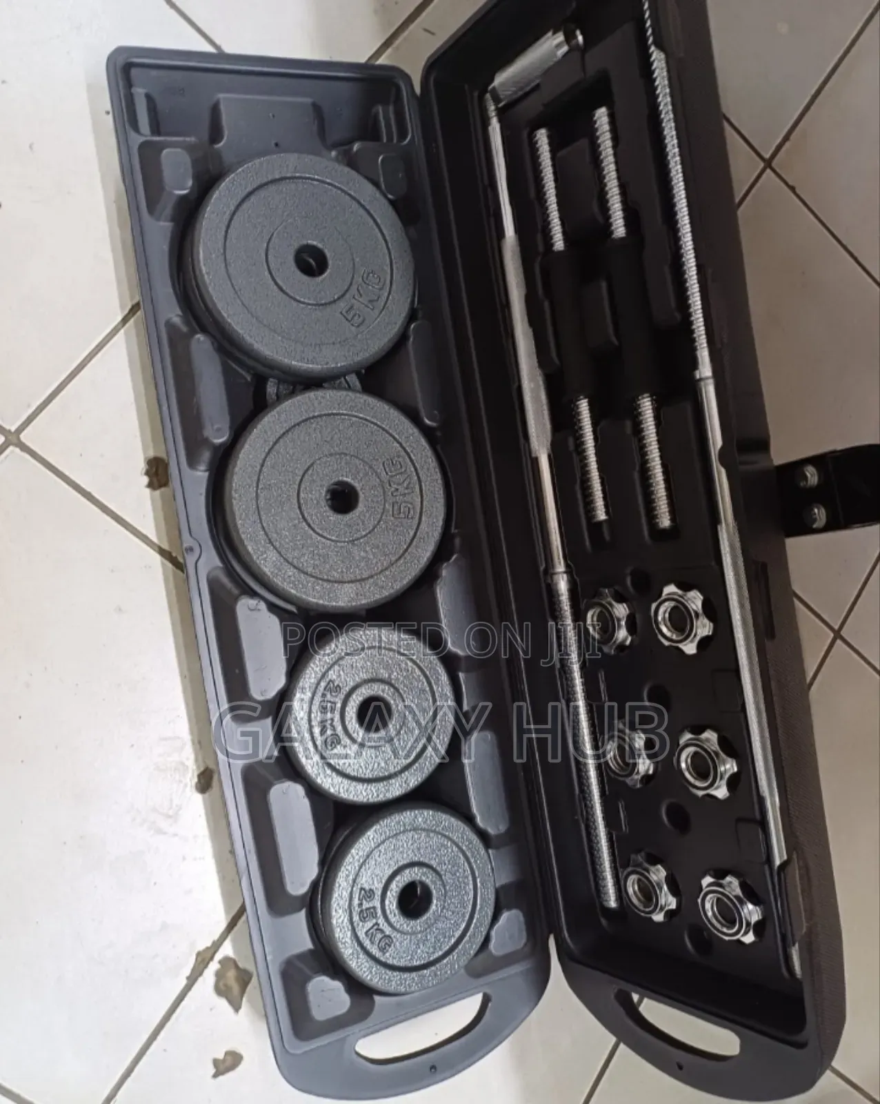 50kg Chrome Dumbbells With Case