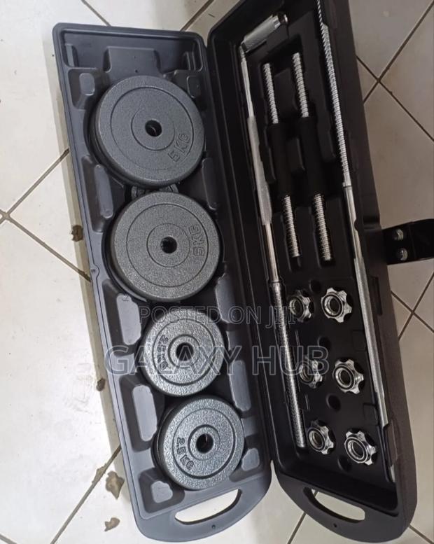 50kg Chrome Dumbbells With Case