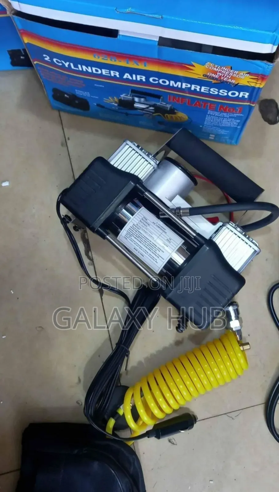 2-Cylinder Air Compressor/Tyre Inflator