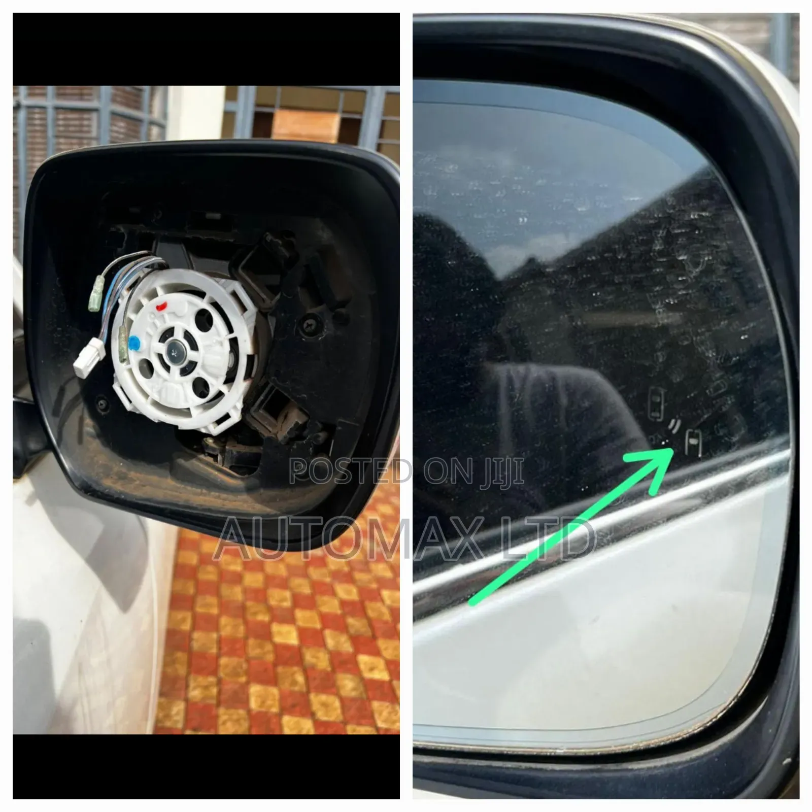 Toyota Land Cruiser LC200, Side Mirror Glass With Blind Spot