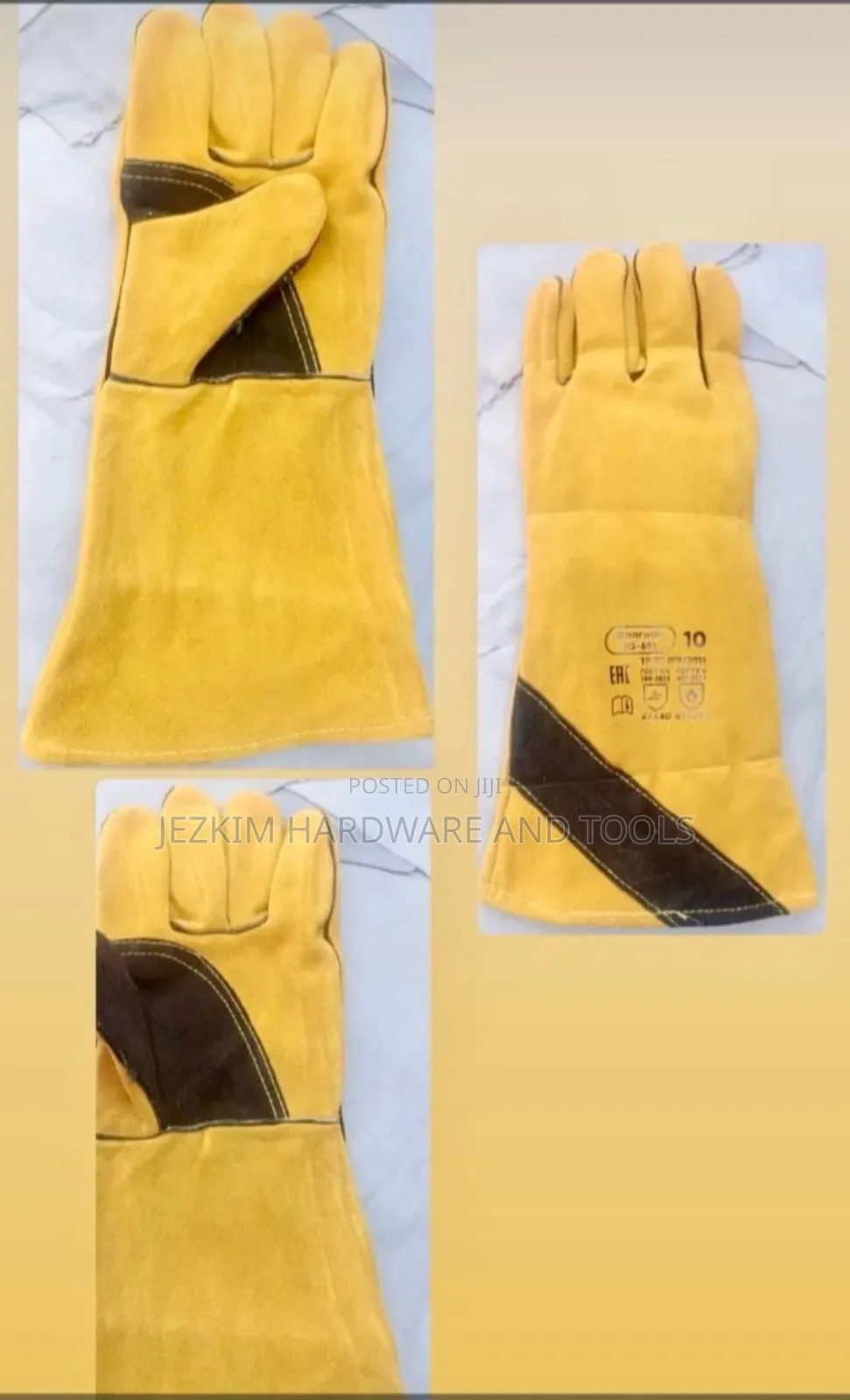 Welding Gloves 16" Leather Heavy Duty
