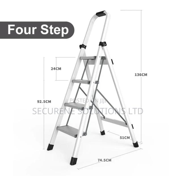 4steps Aluminium Household Ladder - main view