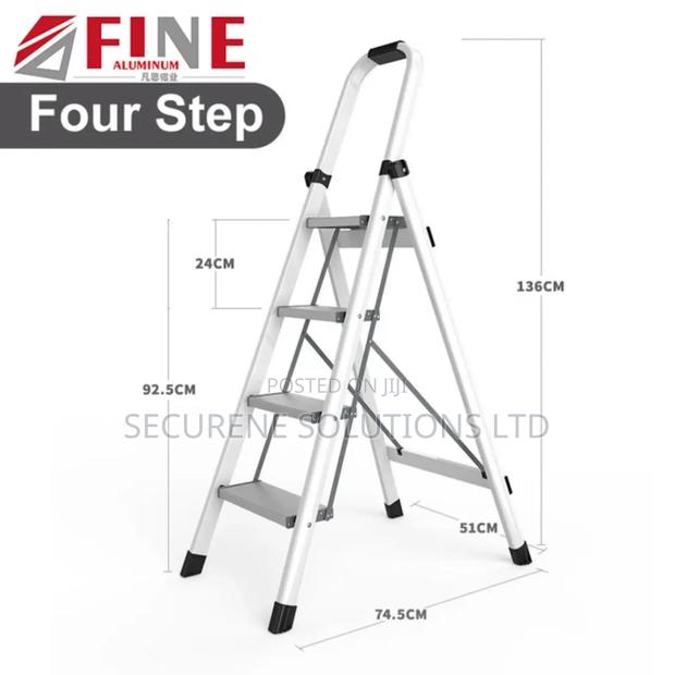 4steps Aluminium Household Ladder - thumbnail 3