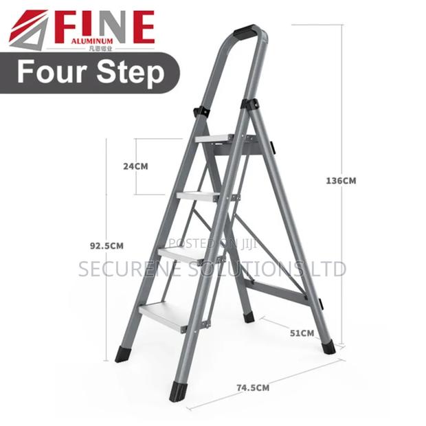 4steps Aluminium Household Ladder - thumbnail 4