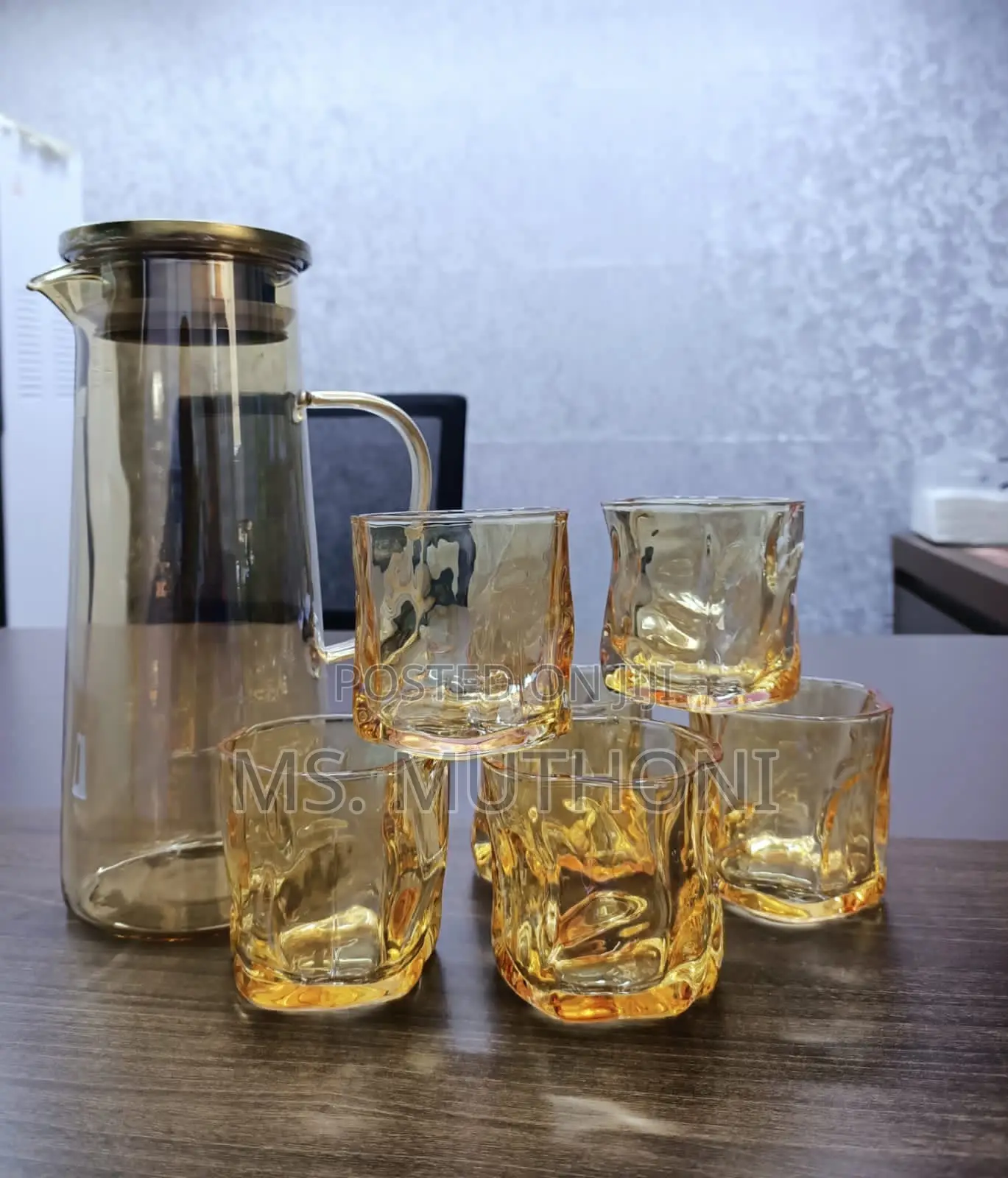 Golden Whiskey Decanter Available