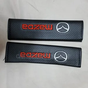 Mazda 2pc Branded Safety Belt Pad Covers