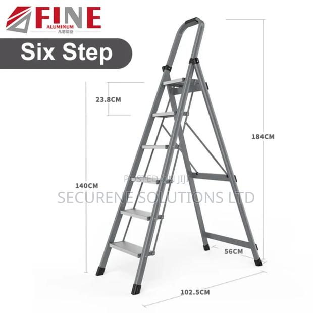 6step Aluminium Household Ladder - main view