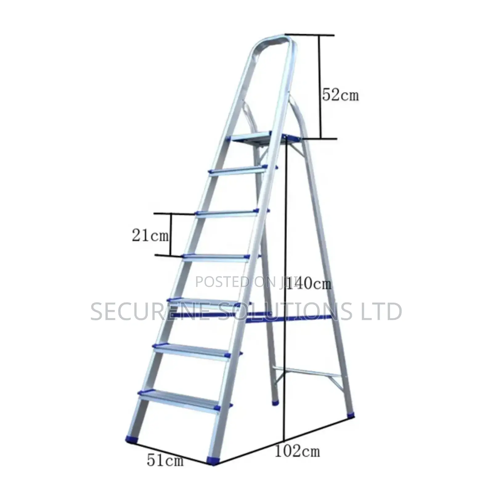 7step Aluminium Household Ladder
