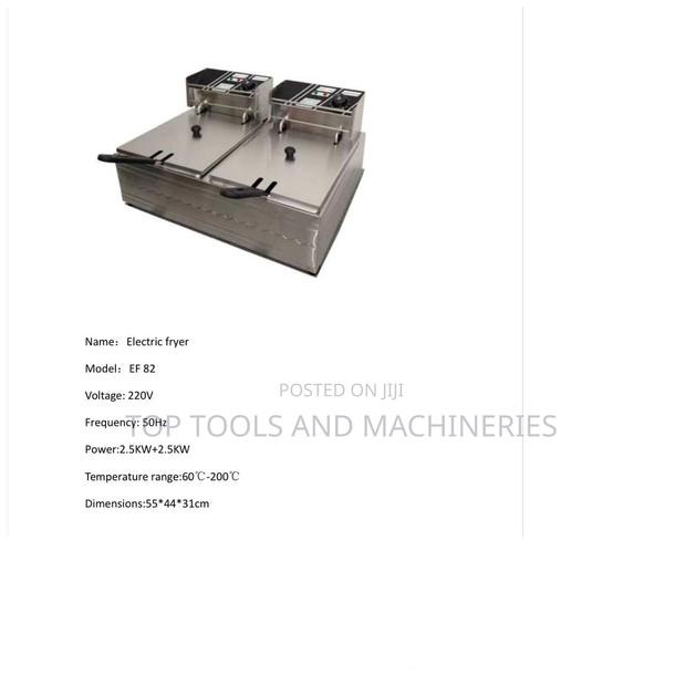 6L + 6L Stainless Steel Double Tank Electric Fryer