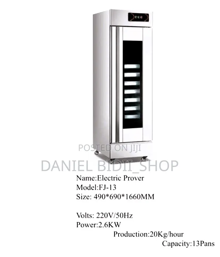 Electric Prover 20kg / Hour 2.6kw