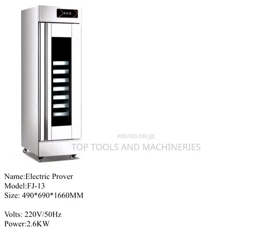 Electric Prover (13 Pans) 20kg/Hr 2.6kw