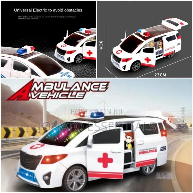 Battery Operated Ambulance With Open Doors - main view