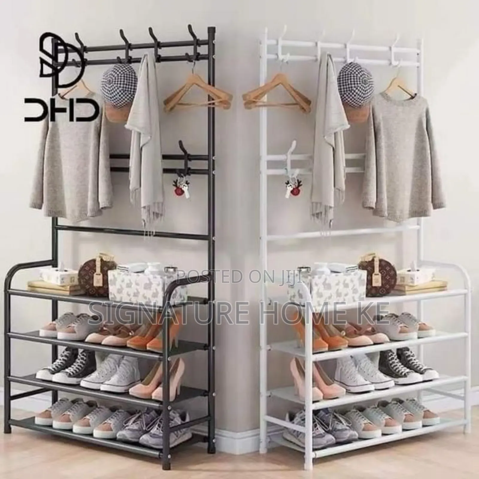 Multifunctional Shoe/Hat /Cloth Rack With Hooks