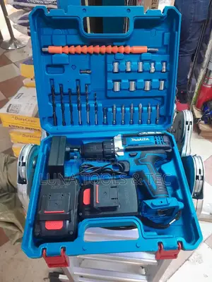 Makita Cordless Drill, 24v,2 Chargers and Accessories