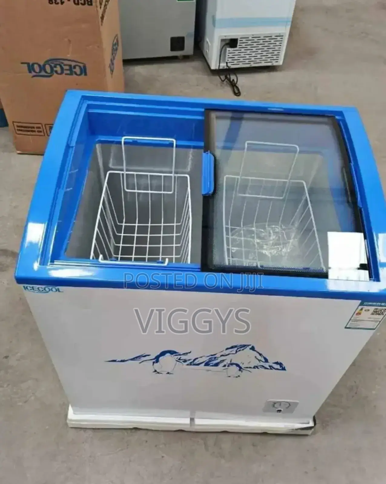 Brand New ICECOOL 159litres Display Freezer/159l/Disply/if-D