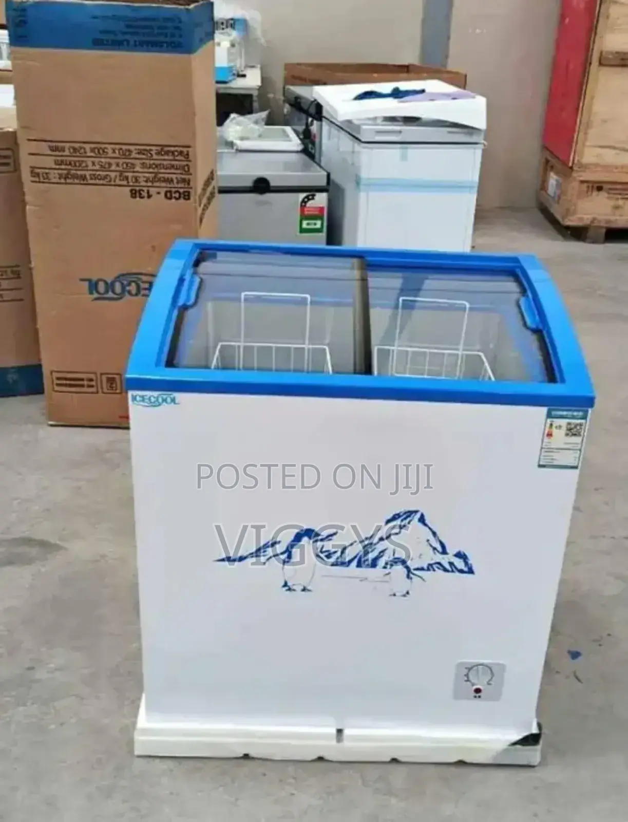 Cool ICECOOL 159litres Display Freezer/159l/Disply/if-D