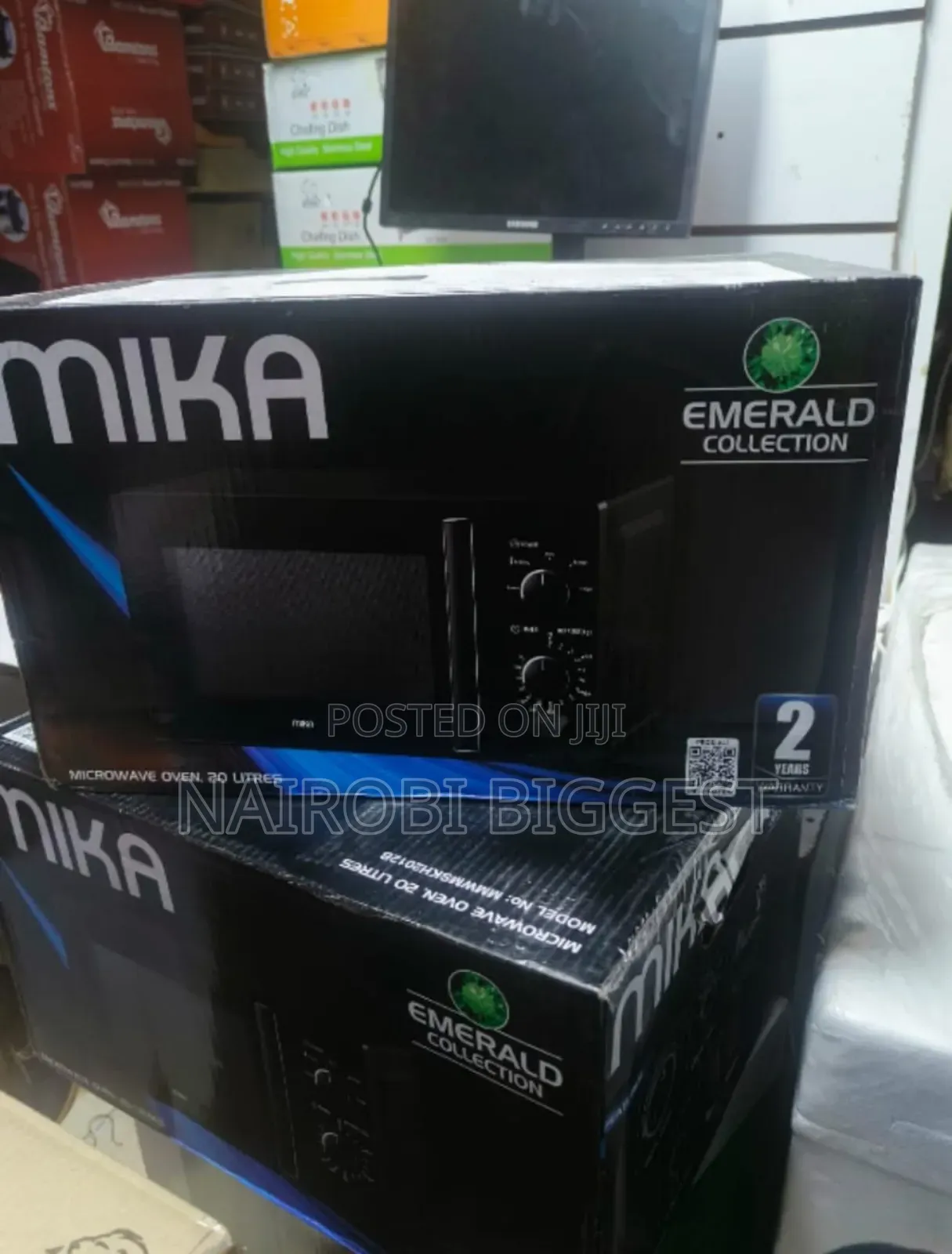 Mika Microwave, 20l, Manual - Black
