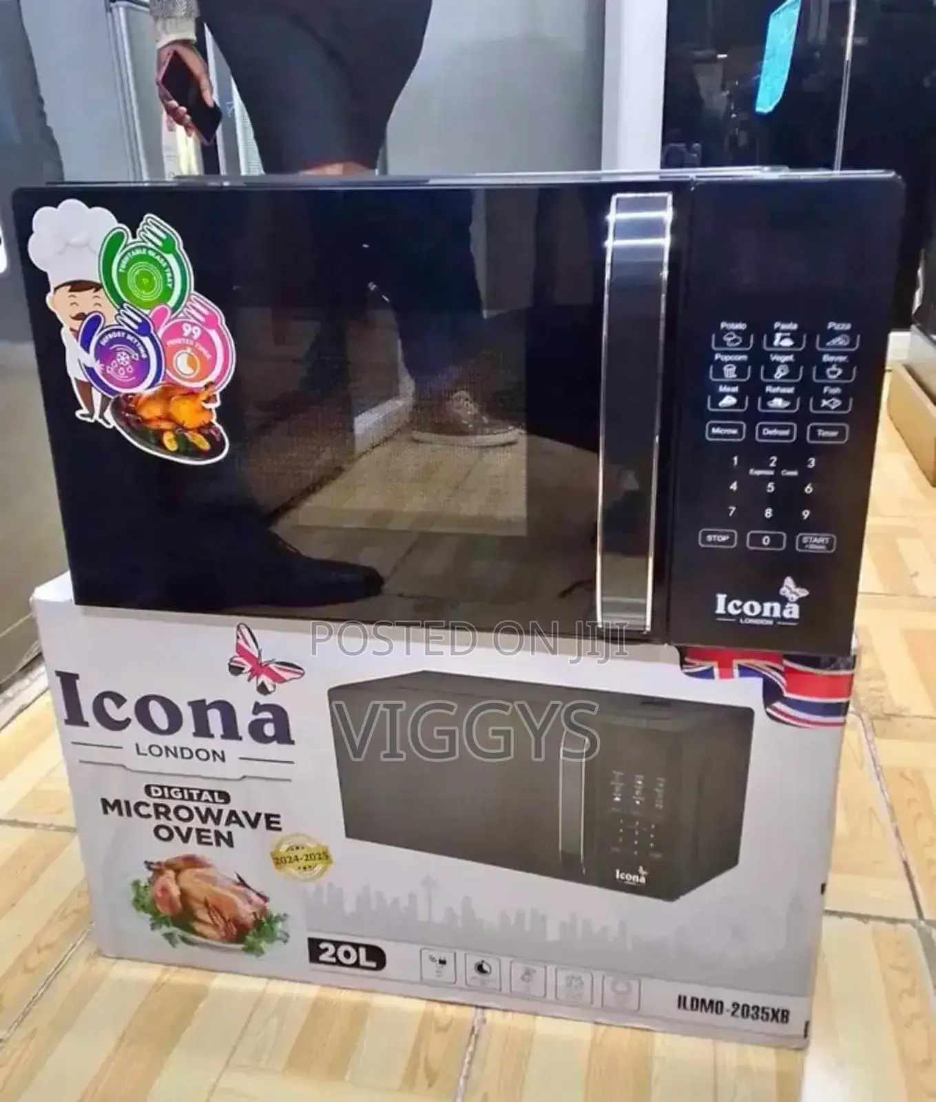 Brand New 20l Icona Digital Microwave/Icona/Microwave/Isym