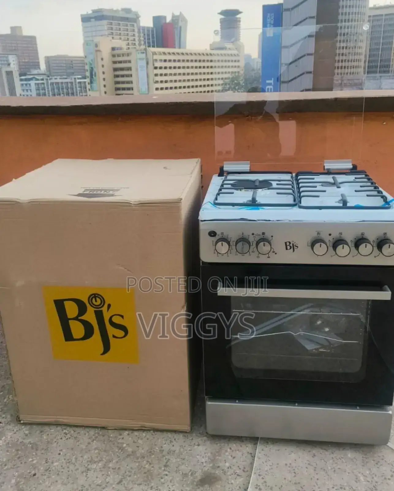 Brand New BJS SILVER (INOX) 60x60 3+1cooker B/JSC