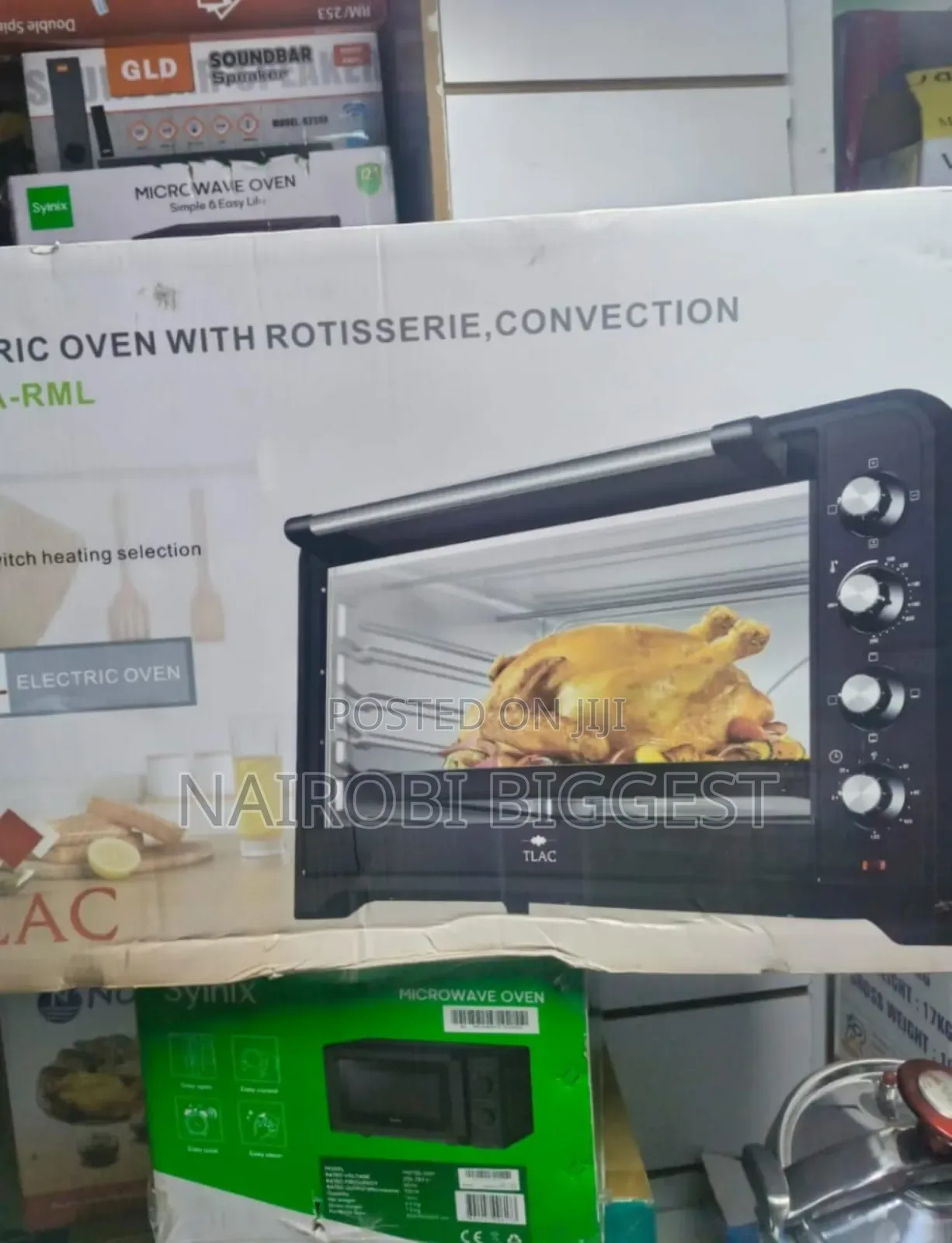 Tlac 100l Conventional Oven With  Switch 1 Yr Warranty