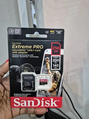 Sandisk Extreme Pro Microsdxc Card With Adapter 256gb 200MB