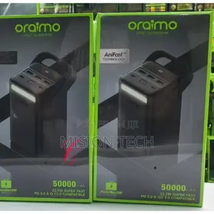 Oraimo Powerbox 500 50000mah 22.5W Power Bank